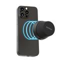Momax 1-Vibe Go BS6 Mini altoparlante Bluetooth magnetico e supporto per telefono - Nero