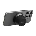 Momax 1-Vibe Go BS6 Mini altoparlante Bluetooth magnetico e supporto per telefono - Nero