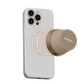 Momax 1-Vibe Go BS6 Mini altoparlante Bluetooth magnetico e supporto per telefono - Oro