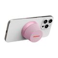 Momax 1-Vibe Go BS6 Mini altoparlante Bluetooth magnetico e supporto per telefono - Rosa