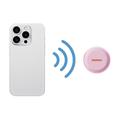 Momax 1-Vibe Go BS6 Mini altoparlante Bluetooth magnetico e supporto per telefono - Rosa