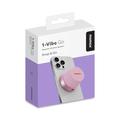 Momax 1-Vibe Go BS6 Mini altoparlante Bluetooth magnetico e supporto per telefono - Rosa