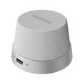 Momax 1-Vibe Go BS6 Mini altoparlante Bluetooth magnetico e supporto per telefono - Argento