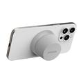 Momax 1-Vibe Go BS6 Mini altoparlante Bluetooth magnetico e supporto per telefono - Argento