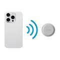Momax 1-Vibe Go BS6 Mini altoparlante Bluetooth magnetico e supporto per telefono - Argento