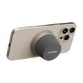 Momax 1-Vibe Go BS6 Mini altoparlante Bluetooth magnetico e supporto per telefono - Titanio Oro