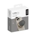 Momax 1-Vibe Go BS6 Mini altoparlante Bluetooth magnetico e supporto per telefono - Titanio Oro