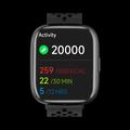 Momax 1-Wear Lite Smartwatch Fitness Tracker - IP68, TFT da 1.83" - Nero