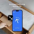 Momax BR18 PinCard Ultra Mini UWB Tracker per iOS - Apple Trova il mio - Nero