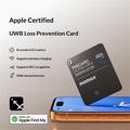 Momax BR18 PinCard Ultra Mini UWB Tracker per iOS - Apple Trova il mio - Nero