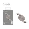 Cavo USB-C magnetico piatto Momax DC88 Mag.Link - 100W, 1m - Beige