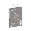 Cavo USB-C magnetico piatto Momax DC88 Mag.Link - 100W, 1m - Beige