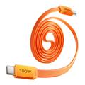 Cavo USB-C magnetico piatto Momax DC88 Mag.Link - 100W, 1m - Arancione