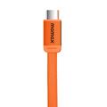 Cavo USB-C magnetico piatto Momax DC88 Mag.Link - 100W, 1m - Arancione