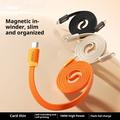 Cavo USB-C magnetico piatto Momax DC88 Mag.Link - 100W, 1m - Arancione
