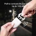 Allarme di sicurezza personale ricaricabile Momax PinBuzz - Apple Find My compatible - Nero