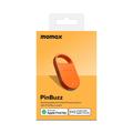 Allarme di sicurezza personale ricaricabile Momax PinBuzz - Apple Find My compatible - Arancione