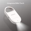 Allarme di sicurezza personale ricaricabile Momax PinBuzz - Apple Find My compatible - Bianco