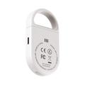 Allarme di sicurezza personale ricaricabile Momax PinBuzz - Apple Find My compatible - Bianco