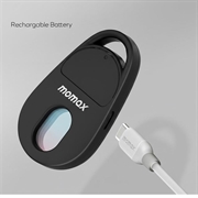 Momax PinGuard Tracker di rilevamento telecamere con Apple Find My - Nero