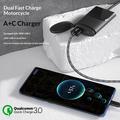 Caricabatterie da moto - 30W USB-C PD, 18W USB-A - Nero