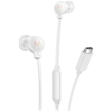 Motorola 3C-S Cuffie intrauricolari USB-C cablate - Bianco