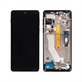 Cover frontale per Motorola Edge 20 Pro e display LCD 5D68C19375 - Blu