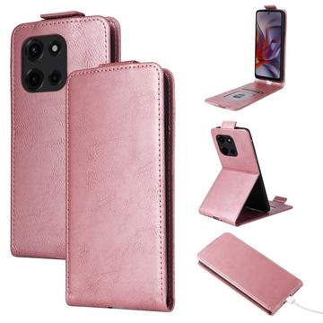 Motorola Edge (2025) Custodia verticale con supporto - Oro rosa