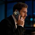 Custodia in TPU spazzolato per Motorola Edge (2026) - Fibra di Carbonio - Nera