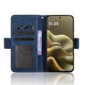 Custodia a portafoglio per Motorola Edge (2026) - Blu