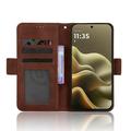Custodia a portafoglio per Motorola Edge (2026) - Marrone