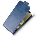 Motorola Edge (2026) Custodia verticale con supporto - Blu scuro