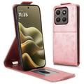 Motorola Edge (2026) Custodia verticale con supporto - Oro rosa