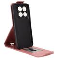 Motorola Edge (2026) Custodia verticale con supporto - Oro rosa