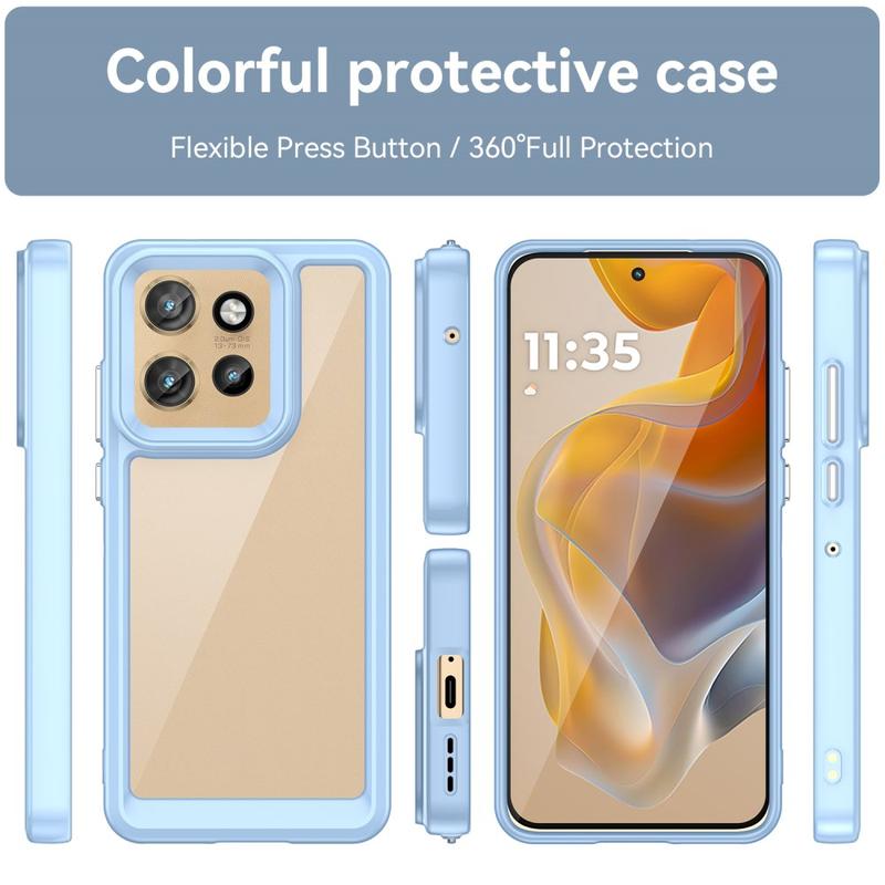 SEAHAI Cover Antiurto Per Nokia G50 - Protezione Militare Con Fodera In Microfibra, Design Antiscivolo E Antigiallimento, Nero
