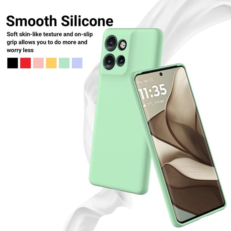 Custodia In Silicone Colorato Per Motorola Moto Edge 50 Neo / ThinkPhone 25 – Blu Zaffiro, Ultrasottile