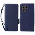 Custodia a portafoglio con chiusura magnetica per Motorola Edge 50 Pro - Blu scuro