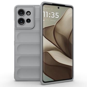 Cover in TPU Rugged per Motorola Edge 50 - Grigio Chiaro