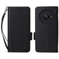 Custodia a portafoglio con chiusura magnetica per Motorola Edge 50 Ultra/Moto X50 Ultra - Nera
