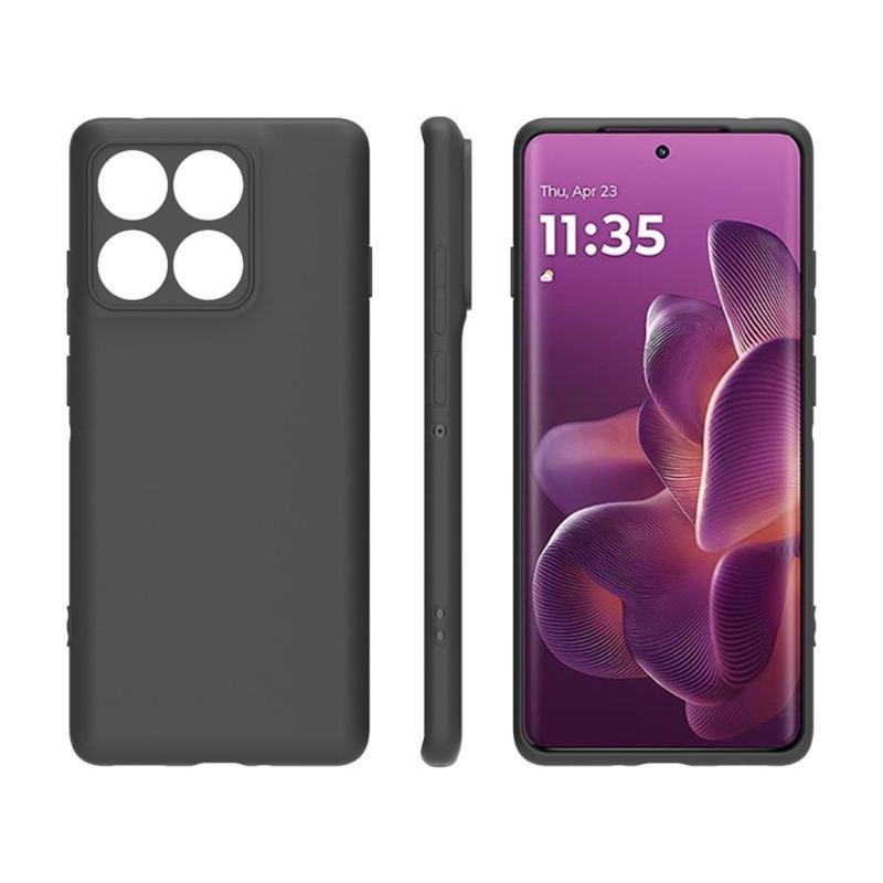 Custodia A Scatto Moex Per Motorola Edge 60 – Chiusura Magnetica, Clip Da Cintura E Fodera In PU (nera)