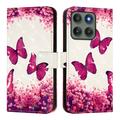 Custodia a Portafoglio Wonder Series per Motorola Edge 60 Pro - Farfalle