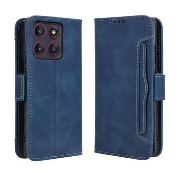 Custodia a portafoglio per Motorola Edge 60 Pro - Blu