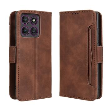 Custodia a portafoglio per Motorola Edge 60 Pro - Marrone