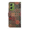 Custodia a portafoglio Motorola Edge 70 Bohemian - Petali