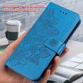 Custodia a portafoglio per Motorola Edge 70 Fusion/70 Fusion+ serie Mandala - Blu