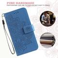 Custodia a portafoglio per Motorola Edge 70 Fusion/70 Fusion+ serie Mandala - Blu
