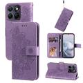 Custodia a portafoglio per Motorola Edge 70 Fusion/70 Fusion+ serie Mandala - Viola