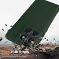 Custodia in silicone liquido per Motorola Edge 70 - compatibile con MagSafe - Verde Scuro