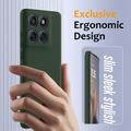 Custodia in silicone liquido per Motorola Edge 70 - compatibile con MagSafe - Verde Scuro