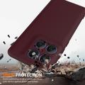Custodia in silicone liquido per Motorola Edge 70 - compatibile con MagSafe - Vino Rosso